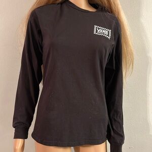 Vans black long sleeve shirt